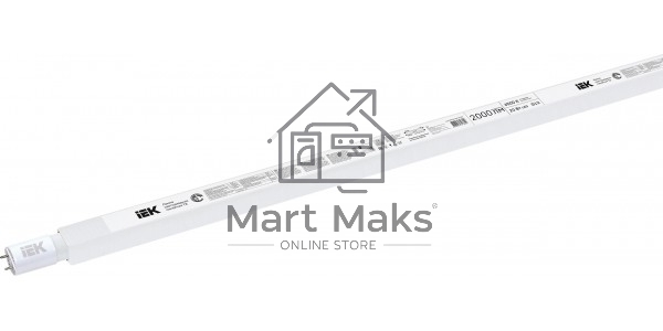Лампа светодиодная Iek LLE-T8R-20-230-65-G13 T8 линейная 20Вт 2000Лм 230В 6500К G13 (аналог люм.лампы 36Вт длиной 1200 мм)