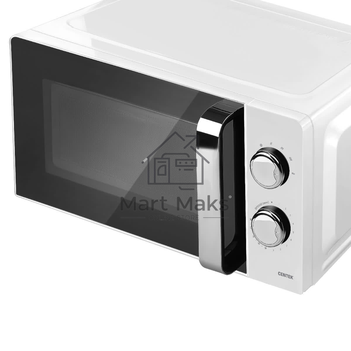 Микроволновая печь Centek CT-1575 белый, 20 л, 700 Вт, поворотный механизм