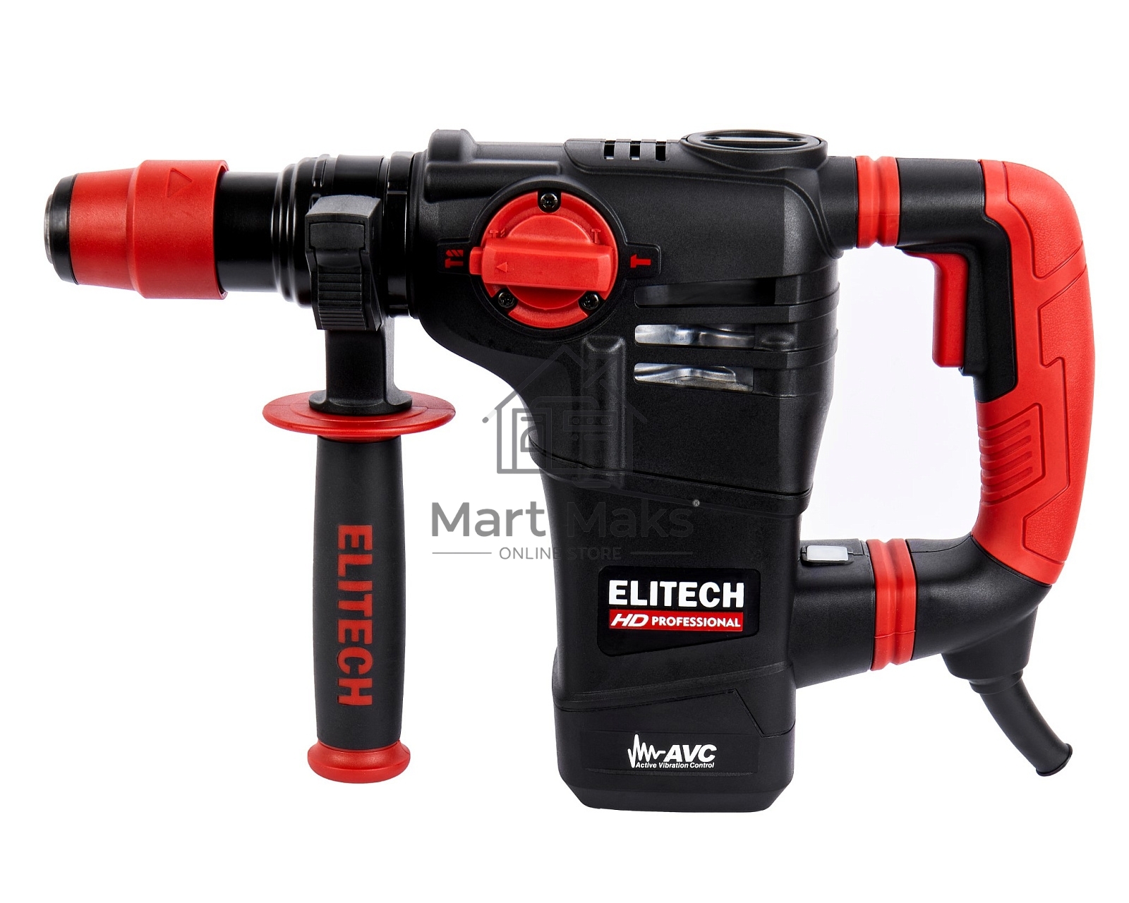 Перфоратор Elitech RH 1130E (E2205.018.01) патрон:SDS-plus уд.:3.5Дж 1100Вт (кейс в комплекте)