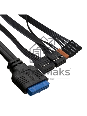 Компьютерный корпус Minitower ExeGate BAA-109U2-UNS350 (mATX, БП UNS350 с вент. 12см, 2*USB+2*USB 3.0, аудио, черный)