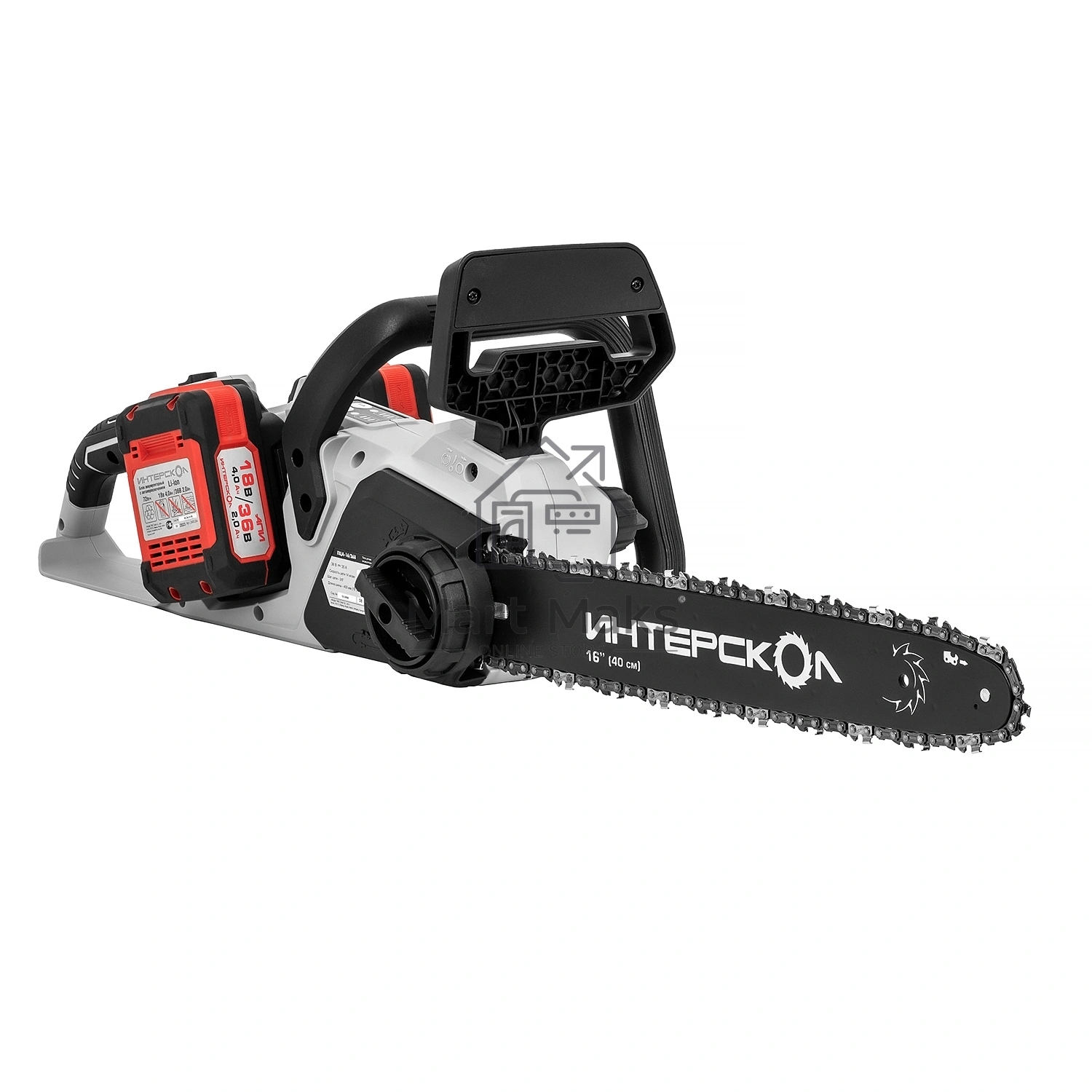 Цепная пила Интерскол ПЦА-16/36В дл.шины:16