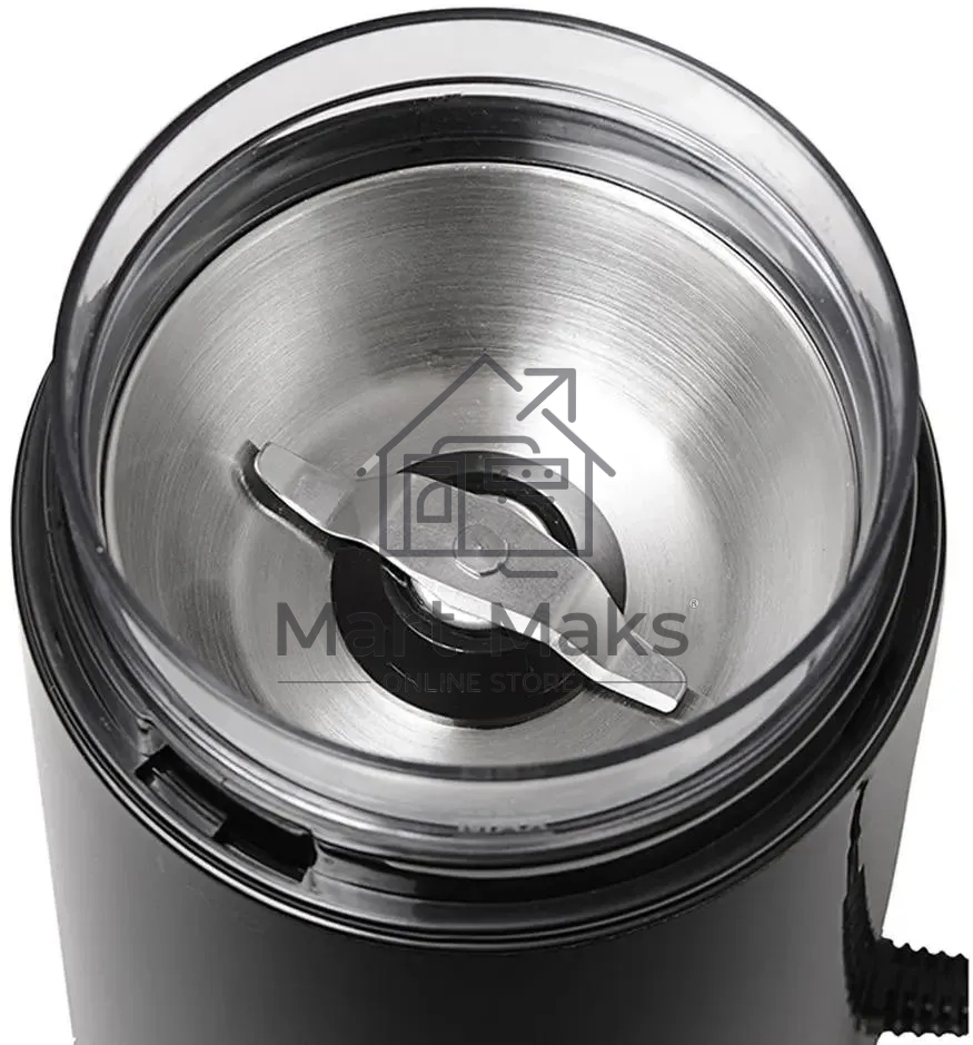 Кофемолка Kitfort КТ-1314 Напряжение: 220 - 230 В, 50/60 Гц.Мощность: 150 Вт.Вместимость: 60 г зерен.