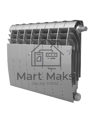 Радиатор Royal Thermo BiLiner 350 Silver Satin VR80 - 8 секц.