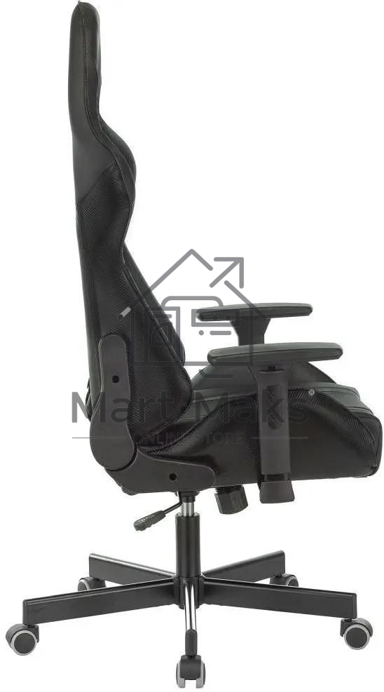 Кресло игровое A4Tech Bloody GC-600, черный, эко.кожа, крестовина металл