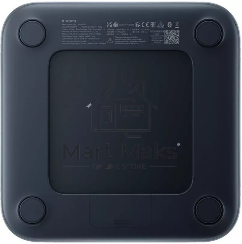 Весы напольные Xiaomi Mi Smart Scale S200 темно серый (BHR9239GL)