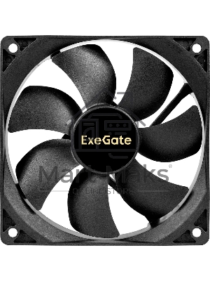 Вентилятор для корпуса ExeGate ExtraSilent ES12025S3P черный, 120 мм, 1300 об/мин, 22 дБ, 3 pin