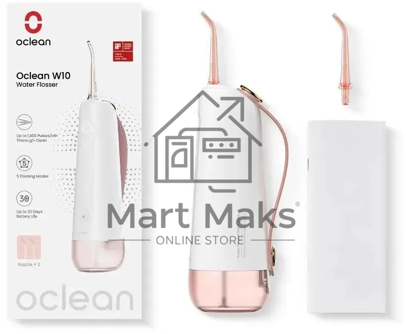 Ирригатор Oclean W10 импульсн. розовый