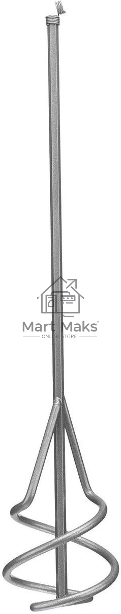 Миксер для строительных смесей Сибртех 60х8х400 мм, шестигранный хвостовик