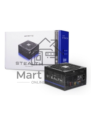 Блок питания Chieftec Stealth SPX-1000-FC (ATX 3.1, 1000W, 80 PLUS PLATINUM, Active PFC, 135mm fan, Gen5 PCIe, Full Cable Management) Retail