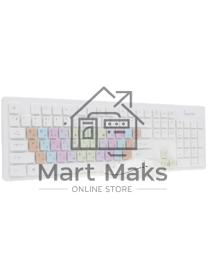 Комплект клавиатура+мышь Smartbuy 218346AG беспроводной, USB, 1500 DPI, белый