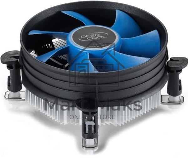 Кулер DEEPCOOL T9P DP-ICAP-T9P черный/синий 92мм алюминий+медь 3200rpm 45db 4-pin 95W 47мм