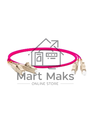 Кабель оптический Hyperline FC-D2-504-LC/PR-LC/PR-H-20M-LSZH-MG Патч-корд волоконно-оптический (шнур) MM 50/125, OM4, LC-LC, duplex, 10G/40G, LSZH, 20м