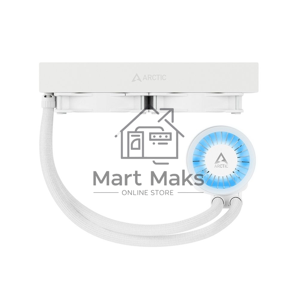 Жидкостная система охлаждения Arctic Liquid Freezer III 240 A-RGB белый, 120 мм, алюминий, 2800 об/мин, 25 дБ, 4 pin, 250 Вт