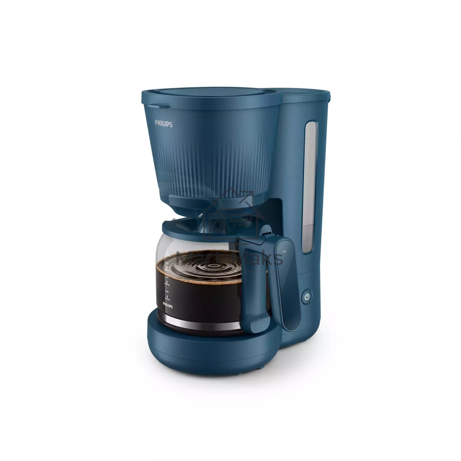 Кофеварка капельная Philips HD7411/70 синий, исп. кофе - молотый, 1.25 л, 1080 Вт