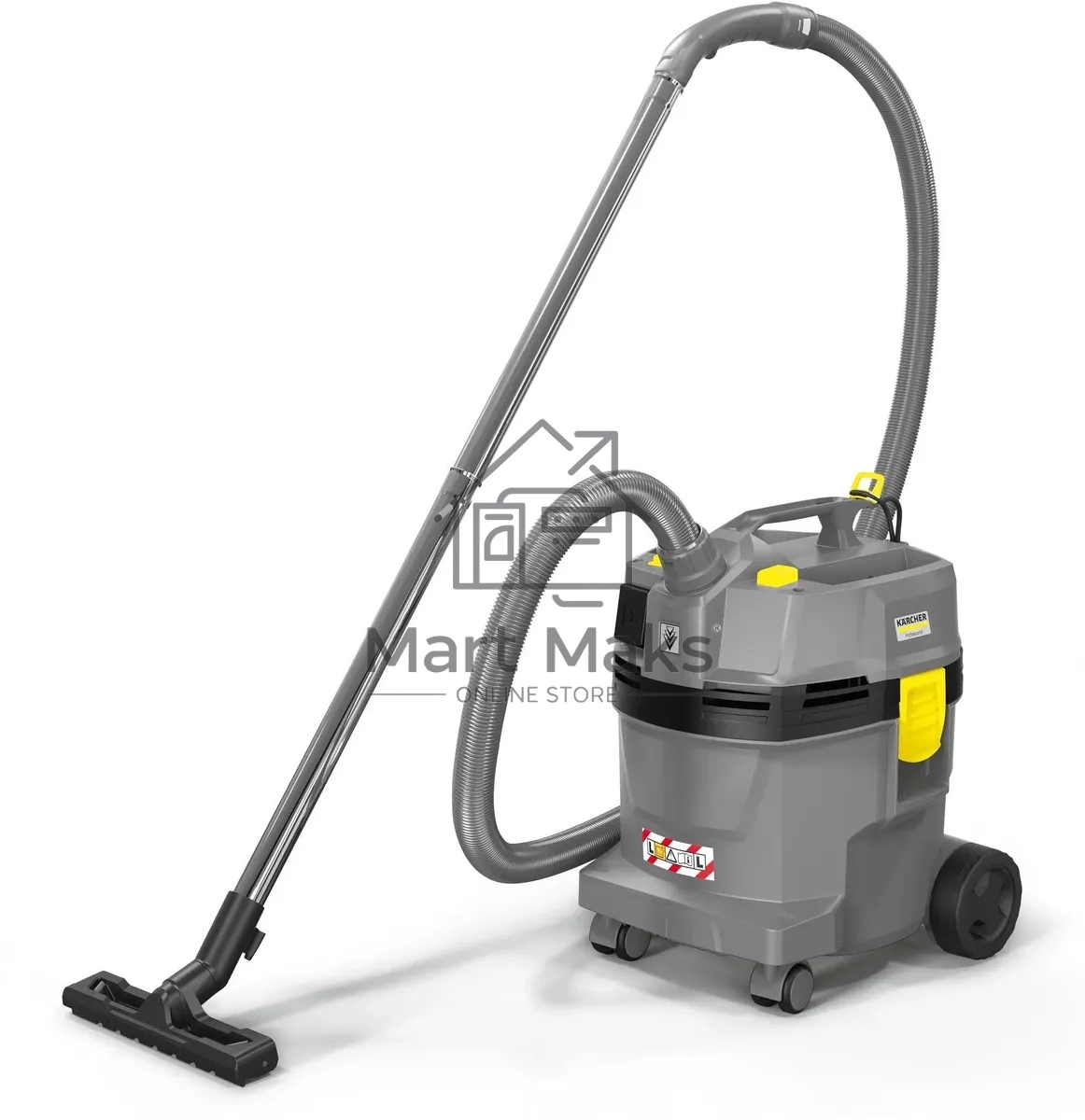 Пылесос строительный Karcher NT 22/1 Ap Te серый, 1300 Вт, уборка сухая/влажная, пылесборник мешок/контейнер, 22 л