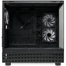 Компьютерный корпус HSPD F710, Panoramic Mid Tower, черный, TG, 0.5 SPCC, 3x120мм ARGb E-ATX, ATX, mATX, mITX 185/395/270мм 2x2.5