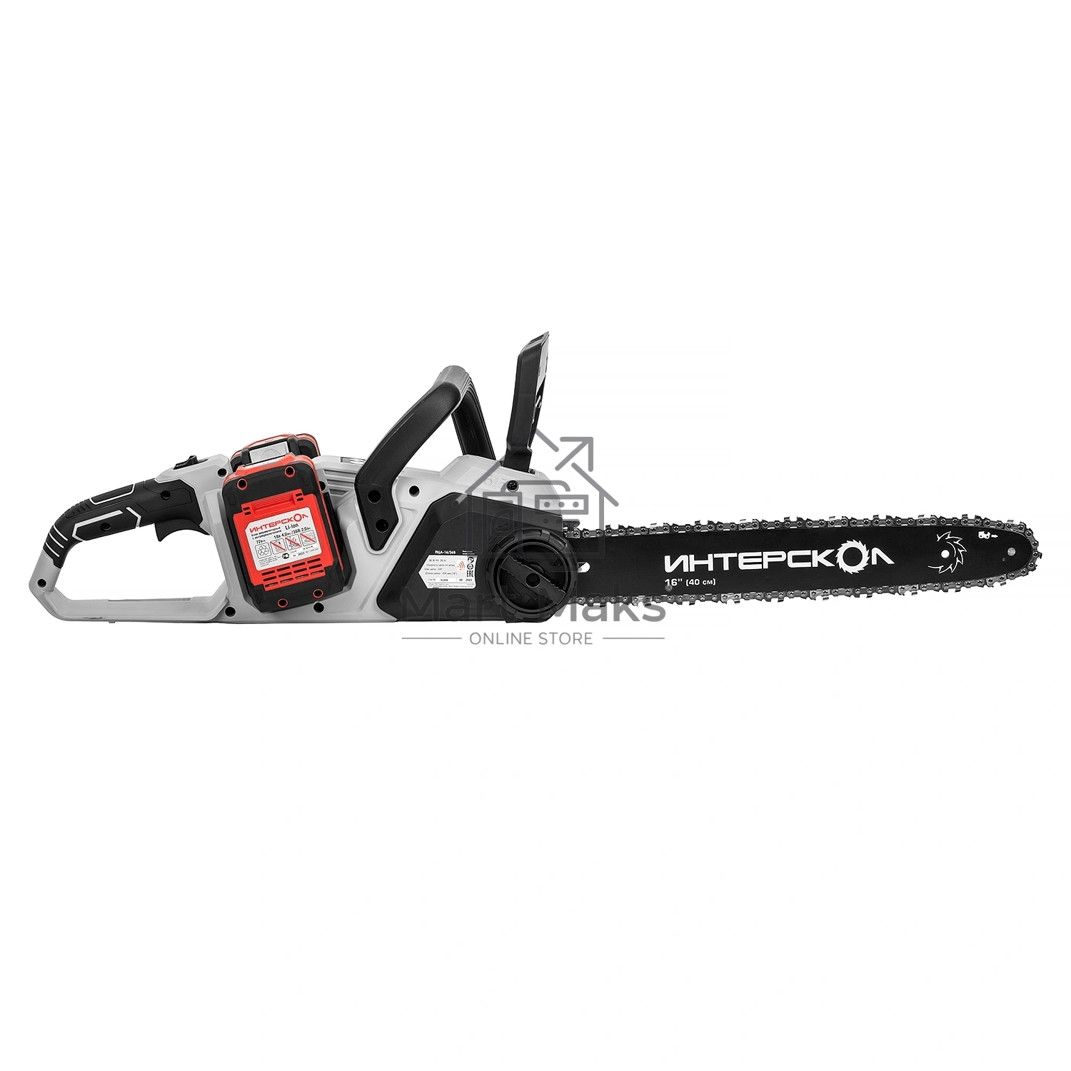 Цепная пила Интерскол ПЦА-16/36В дл.шины:16