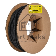 Оплетка кабельная IEK UBS30-PL-3234-025-K02. 38-34мм . 25м. самосворачивающаяся. черная