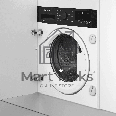 Стиральная машина встраиваемая Hotpoint WBIH 8490 VWB белый, загрузка фронтальная 8 кг, 1400 об/мин, класс А