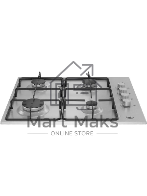 Газовая варочная панель Beko HIGG 641C3 SX, нержавеющая сталь