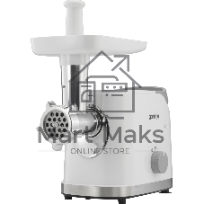 Мясорубка электрическая Gorenje MG1802SJW белый, 1800 Вт, 2.1 кг/мин, реверс, защита от перегрузки, насадки - 4