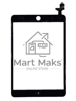 Сенсорное стекло (тачскрин) Ipad mini 3 (retina) + IC (A1599, A1600), черное