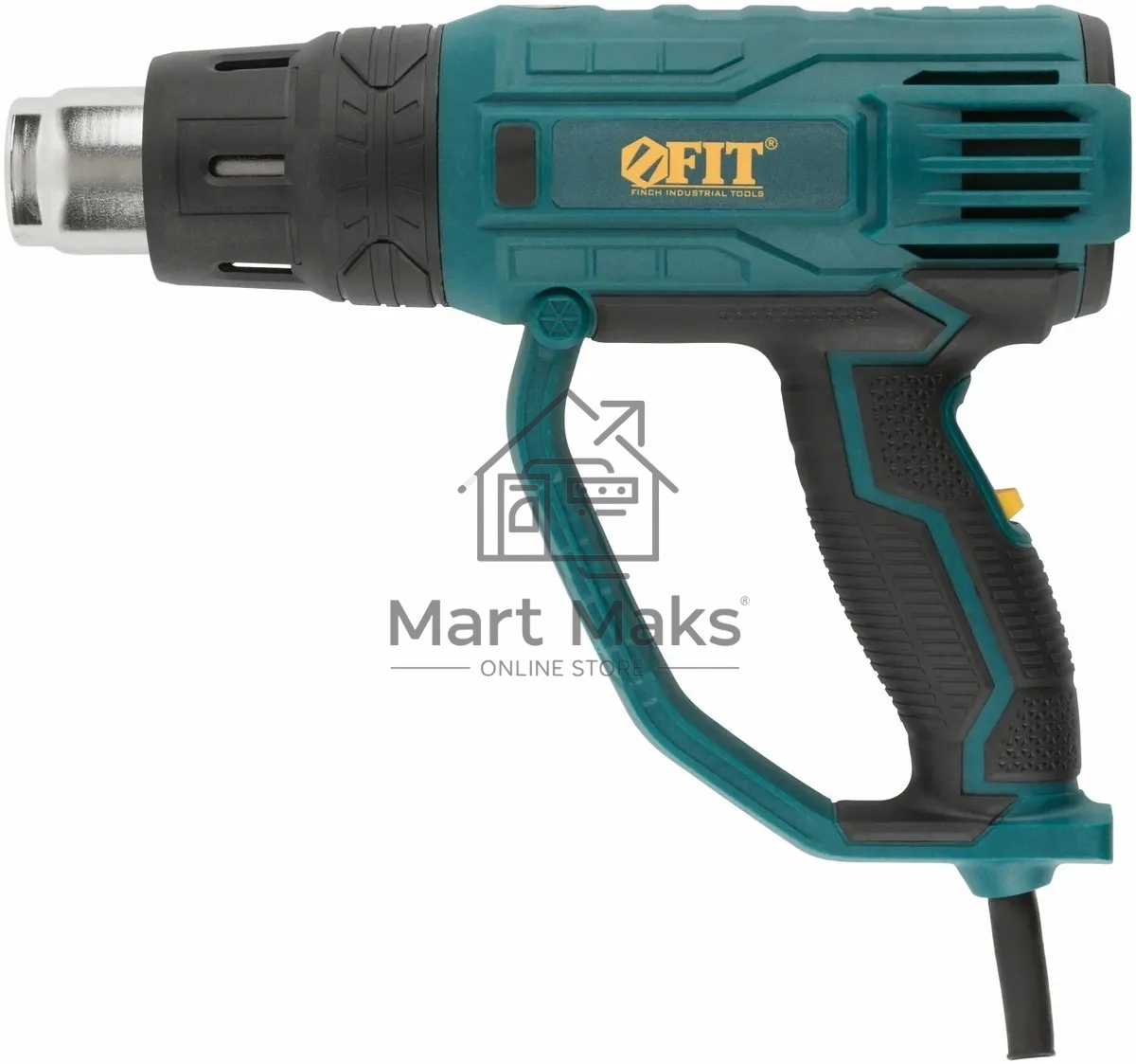 Фен технический FIT HG-2003 2000 Вт, 350/600 °C, 300/500 л/мин, рез. накл., коробка
