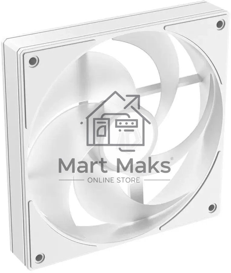 Вентилятор для корпуса ID-COOLING AS-120-ARGB-W белый 120мм 2000rpm 27.2db 4-pin