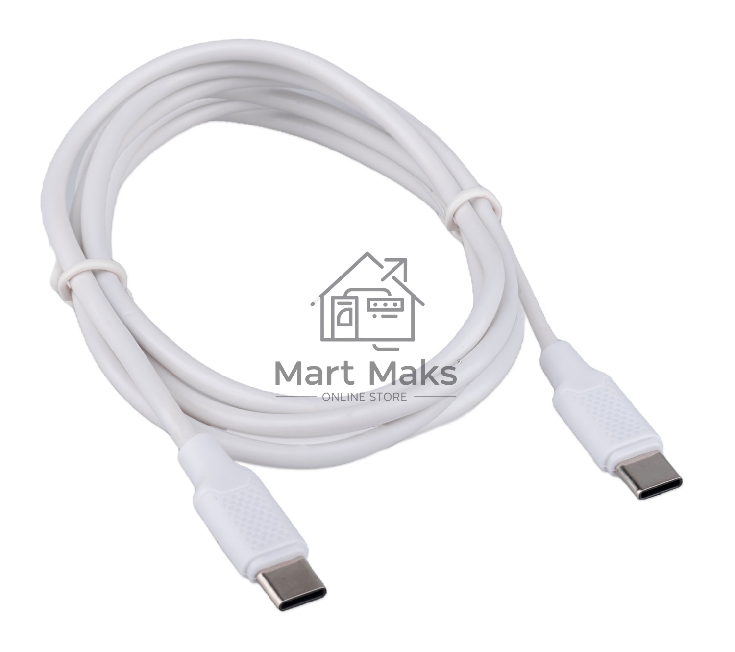 Кабель USB2.0 Cablexpert CC-USB2-CMCM-60-1.8M-W, Type-C/Type-C, 3A, 60Вт, PD/QC3.0, медь, 1.8м, белый, пакет