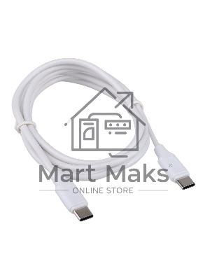 Кабель USB2.0 Cablexpert CC-USB2-CMCM-60-1.8M-W, Type-C/Type-C, 3A, 60Вт, PD/QC3.0, медь, 1.8м, белый, пакет