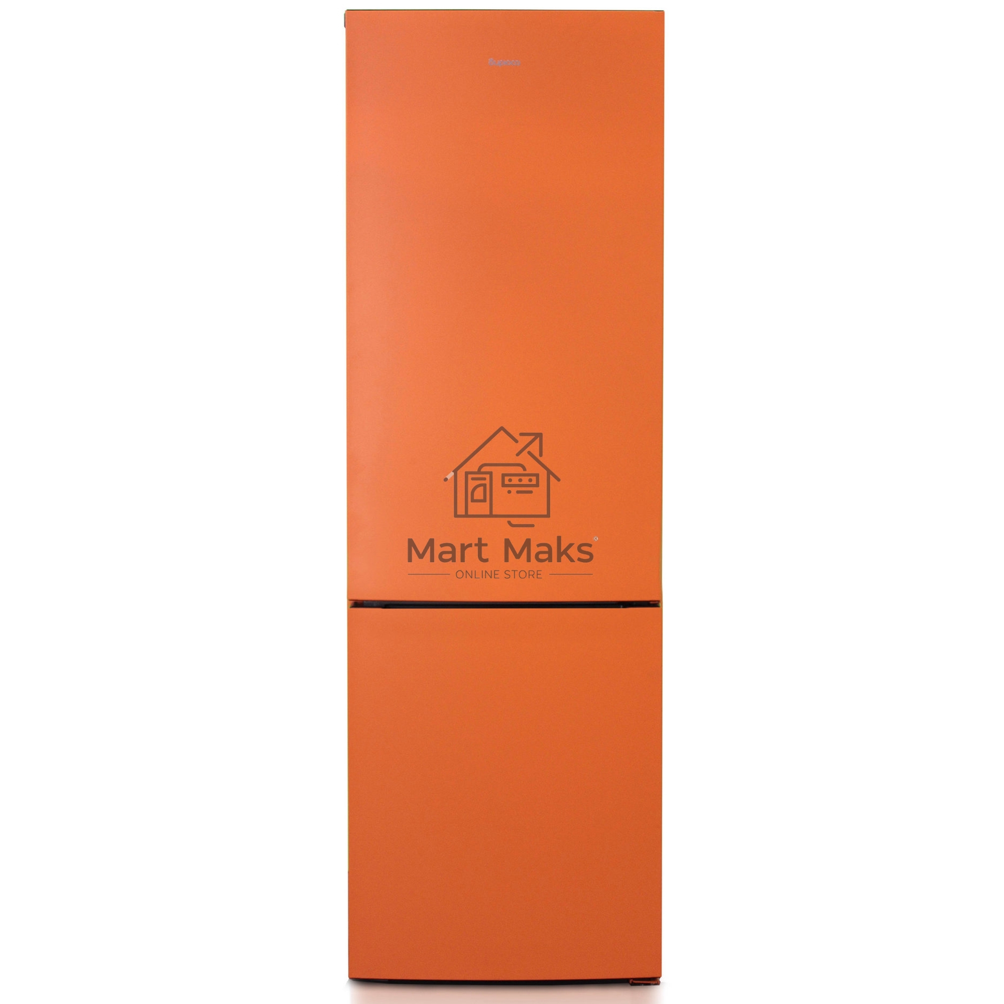 Холодильник Бирюса T6127 оранжевый двухкамерный 245/100л морозилка снизу