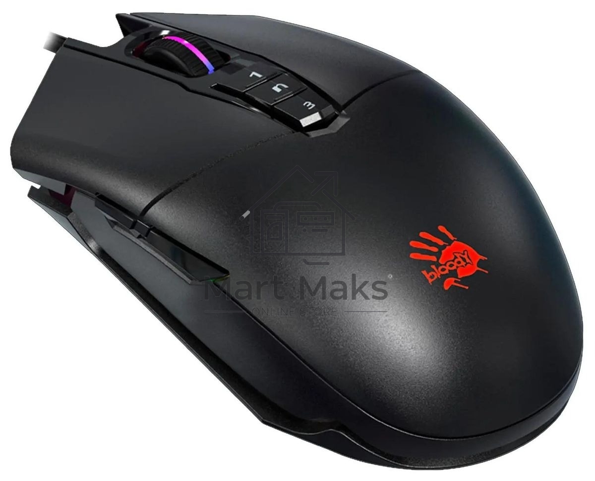 Мышь проводная A4Tech Bloody P91 Pro черный, 16000 dpi, USB, кнопки - 8