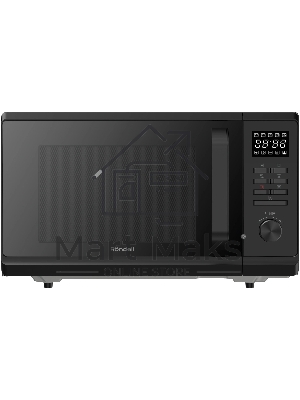 Микроволновая печь Rondell RDE-MW236 черный, 23 л, 800 Вт, переключатели - кнопки, поворотный механизм