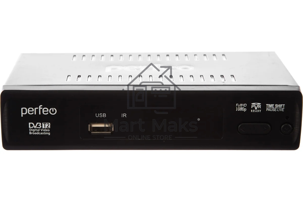 Приставка Perfeo (PF-A4412) LEADER DVB-T2/C для цифр.TV, Wi-Fi, IPTV, HDMI, 2 USB, DolbyDigital, пульт ДУ