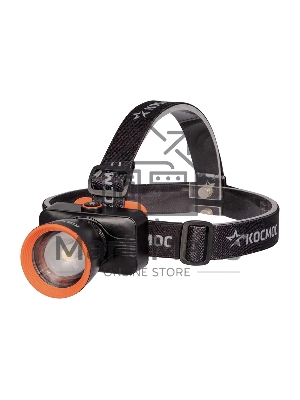 Фонарь налобный аккумуляторный КОСМОС KOC531Lit черный