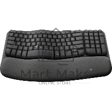 Клавиатура Logitech Wave Keys беспроводная, Bluetooth, радиоканал, серый