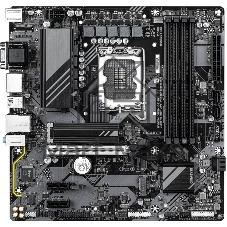 Материнская плата Gigabyte B760M DS3H GEN5, LGA 1700, Intel B760, 4xDDR5, 4xSATA, 2xM.2, 1xPCIe 5.0 x16, 2xPCIe 3.0 x1, 1xVGA, 1xHDMI, 2xDP, 1x2.5Gb LAN, 1xUSB-C 10Gbps, 3xUSB-A 5Gbps, 2xUSB-A 2.0, 1xPS/2, 3x3.5 мм, 7.1, mATX