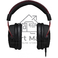 Гарнитура HyperX Cloud Alpha чёрный-красный, проводная, 2 x 3.5 мм, съёмный микрофон с шумоподавлением, регулятор громкости на кабеле