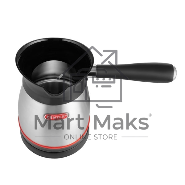 Кофеварка-турка электрическая Centek CT-1080 SS металл, исп. кофе - молотый, 0.5 л, 480 Вт