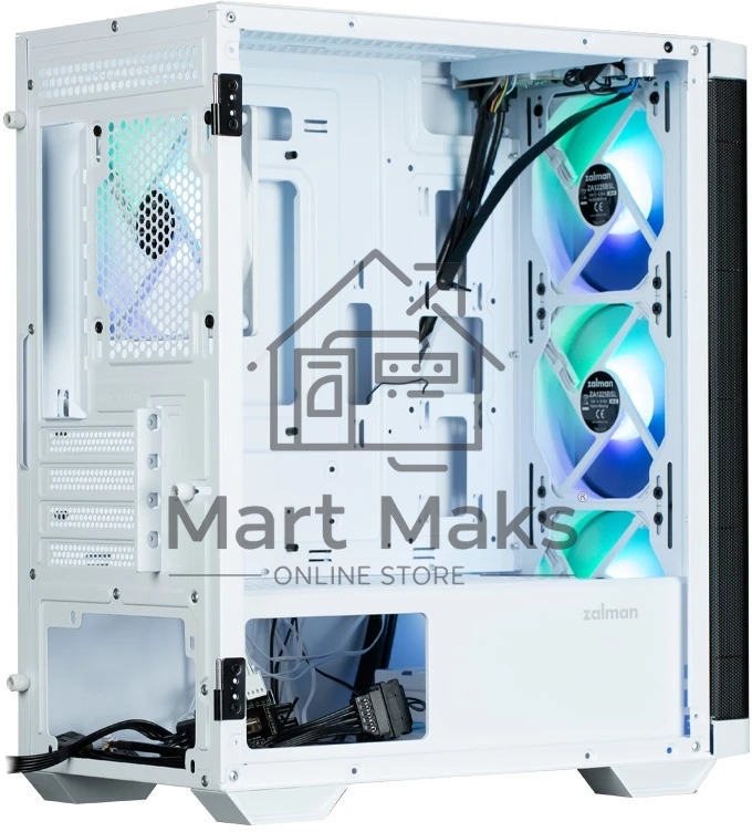 Компьютерный корпус MiniTower Zalman M4 White mATX (без блока питания) (Zalman M4 White)