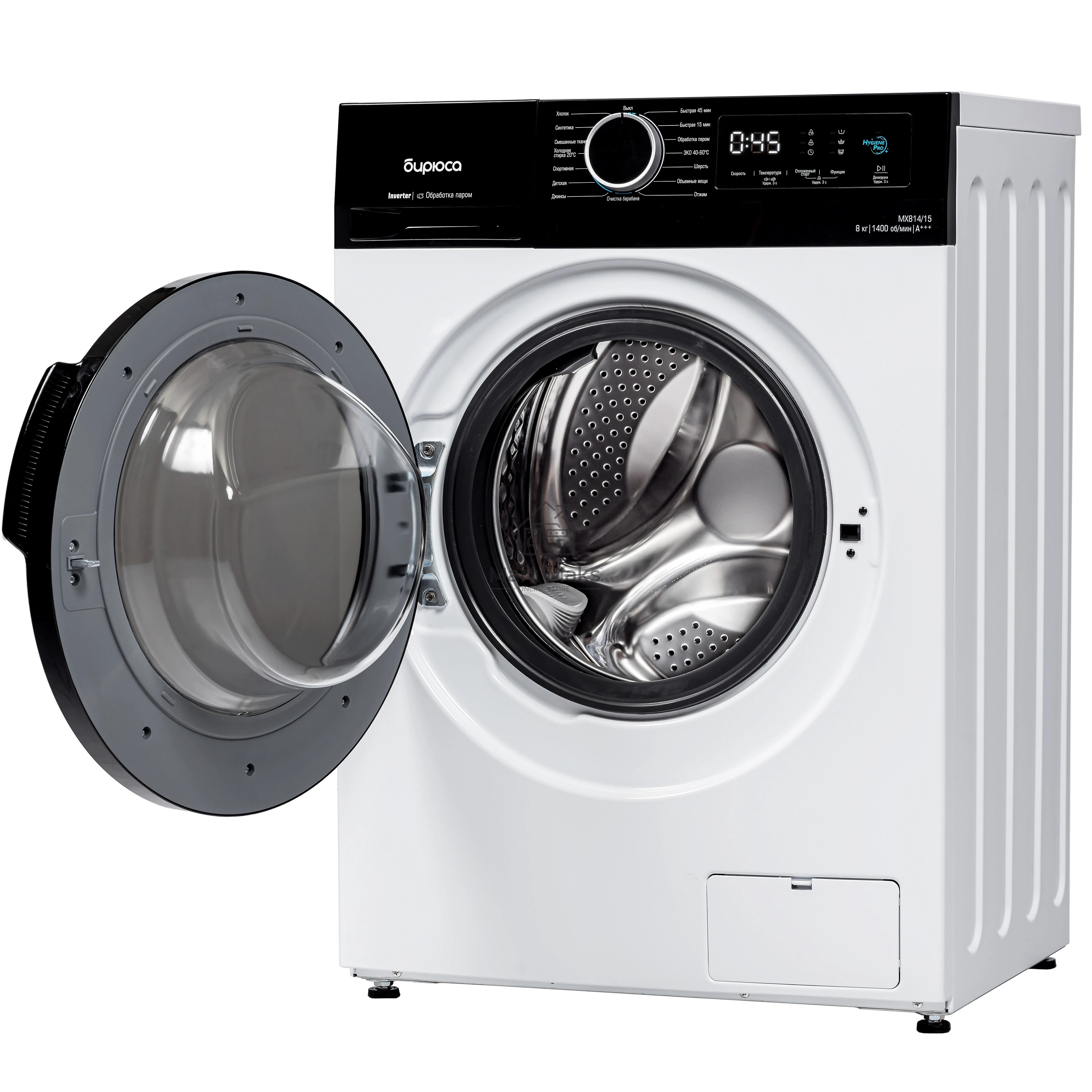 Стиральная машина Бирюса WM-MX814/15 белая, загрузка фронтальная 8кг, 1400 об/мин., класс: A+++