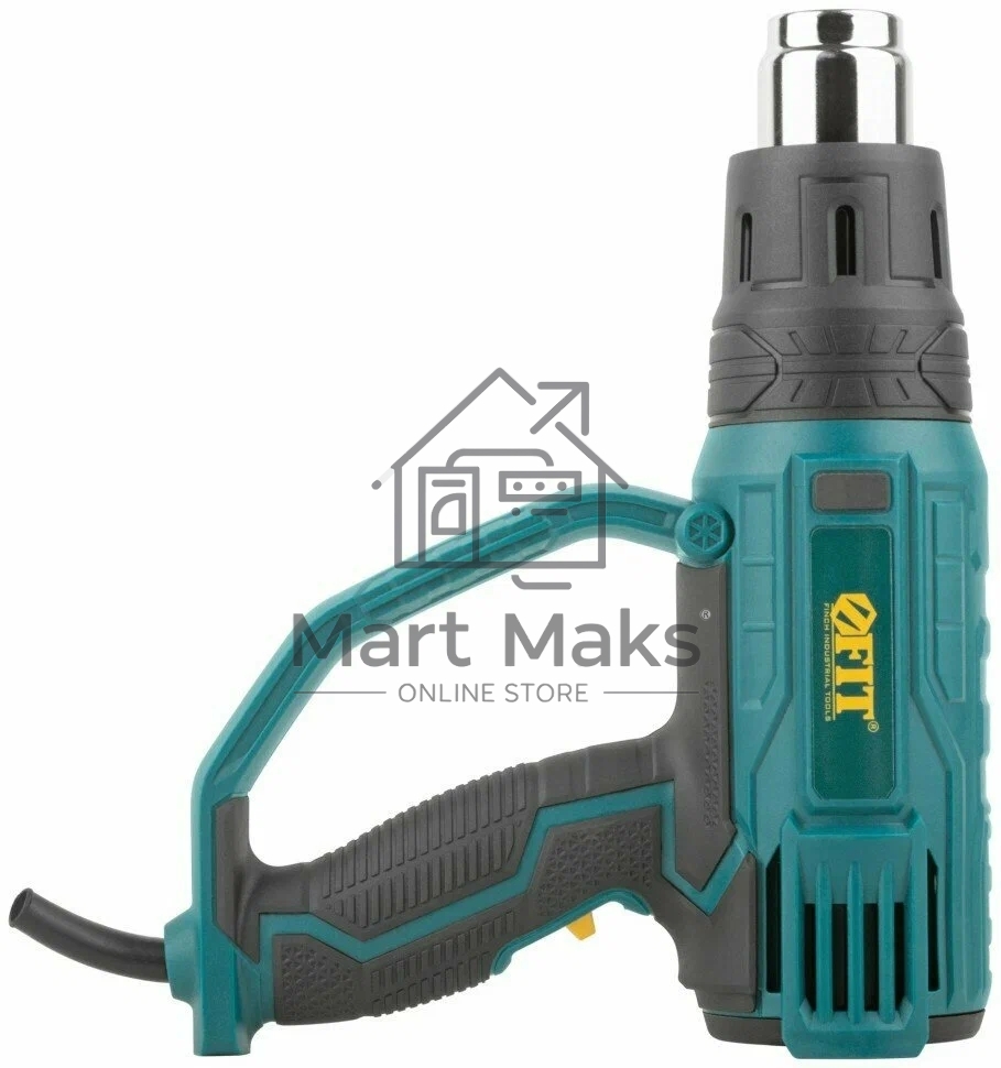 Фен технический FIT HG-2003 2000 Вт, 350/600 °C, 300/500 л/мин, рез. накл., коробка