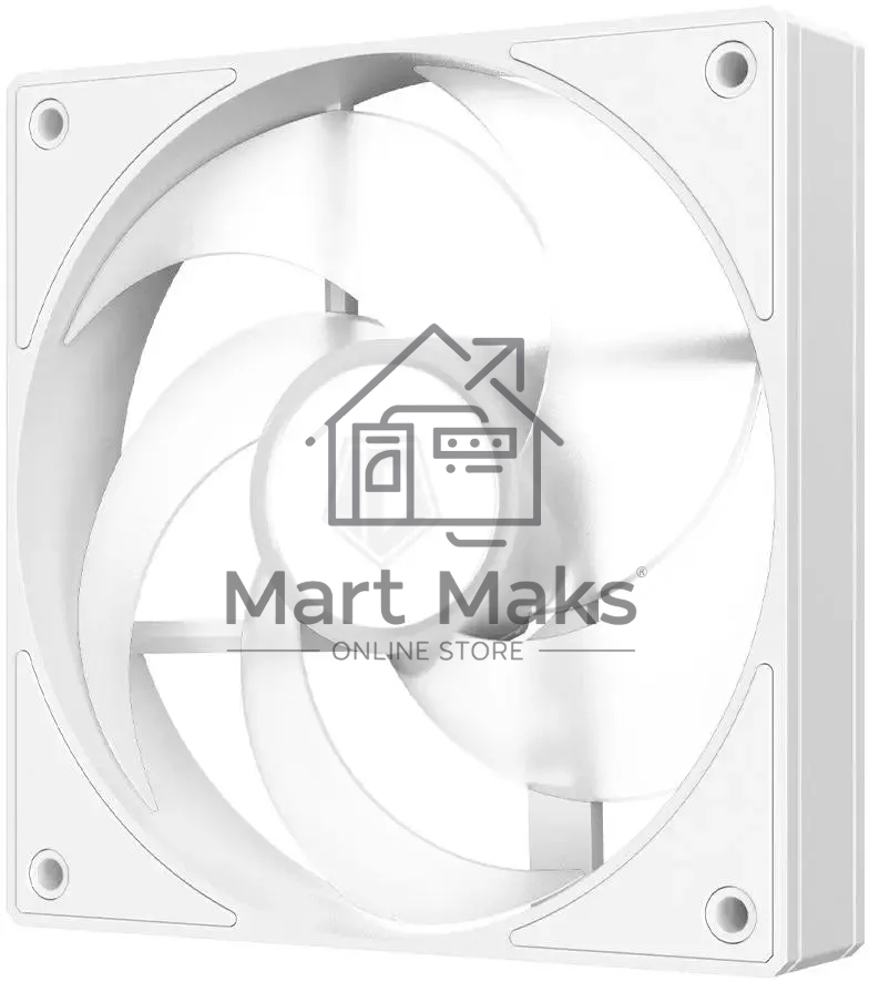 Вентилятор для корпуса ID-COOLING AS-120-ARGB-W белый 120мм 2000rpm 27.2db 4-pin