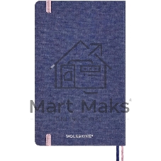 Блокнот Moleskine LIMITED EDITION SAKURA LESU08QP062BOX 130х210 мм, обложка текстиль, 176 страниц, нелинованный, подарочная коробка, синий, 2025