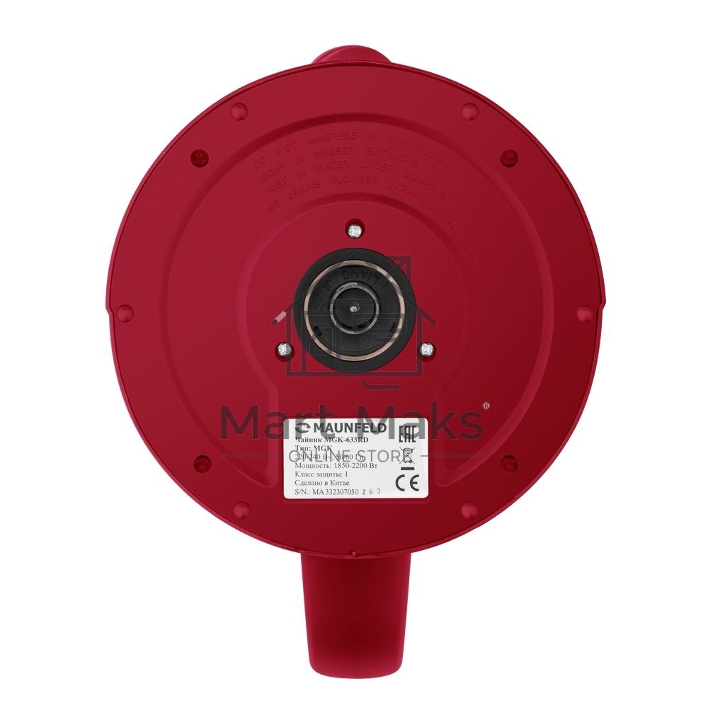 Чайник электрический Maunfeld MGK-633RD