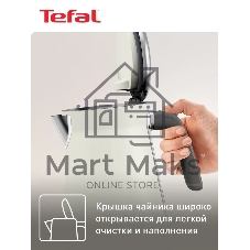 Электрочайник Tefal KI666AE0 молочный, 1.7 л, 2400 Вт, скрытый нагревательный элемент