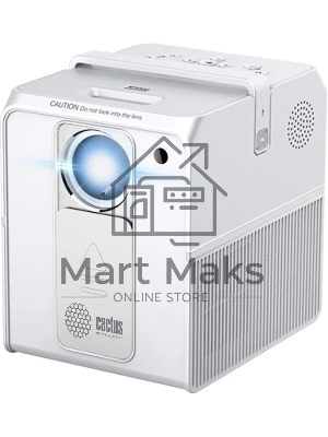 Проектор Cactus CS-PRC.04WT.Full HD-A + Экран CS-PSRM-180X180-WT LCD (1920x1080) 1000:1 ресурс лампы:50000часов 1xUSB typeA 1xHDMI 1.35кг