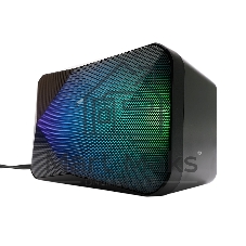 Акустическая система 2.1 Gembird SPK-21R, 11Вт, пластик, рег.громкости, RGB подсветка, черный