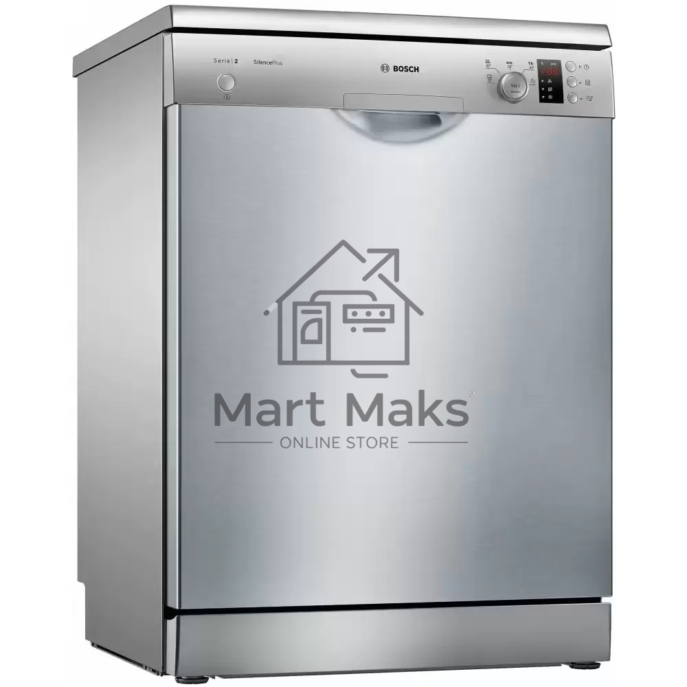 Посудомоечная машина Bosch SMS25AI05E, серебристая, 60 см, 12 компл., 48 дБ, класс A++