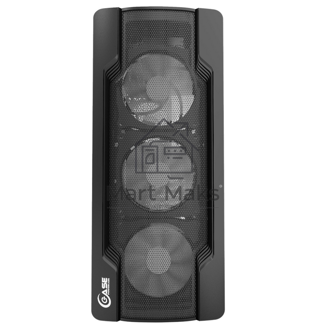 Компьютерный корпус Powercase Mistral X4 Mesh LED, Tempered Glass, 4x 120mm 5-color fan, черный, ATX (CMIXB-L4)